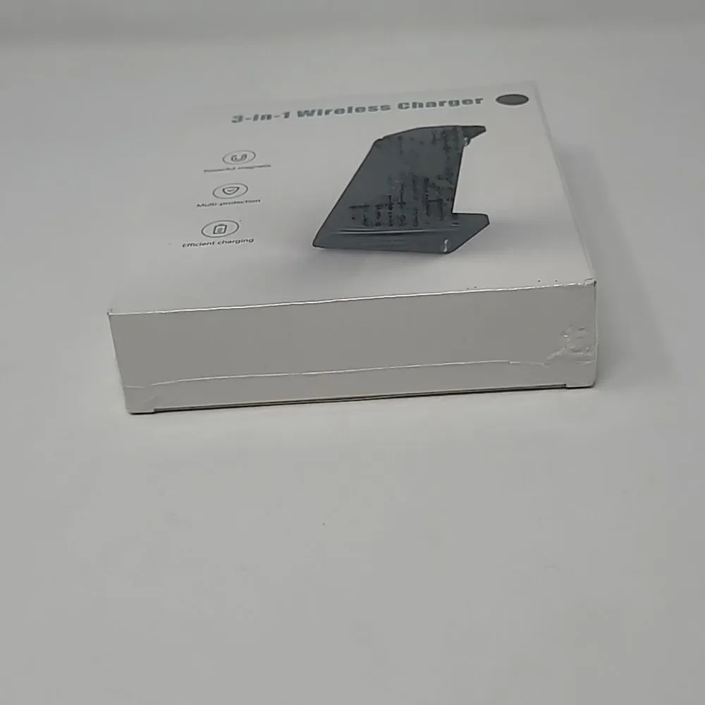 Magnetic Wireless Charger Stand, 3 in 1 Foldable Wireless Charging Station